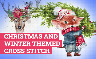 Christmas and Winter Themed Cross Stitch Kits