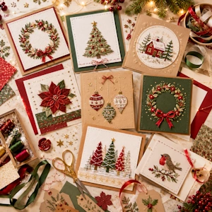 Christmas card making