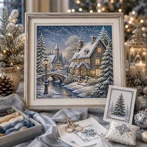 Cross stitch winter and Christmas kits