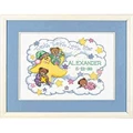 Image of Dimensions Twinkle Twinkle Birth Record Birth Sampler Cross Stitch Kit
