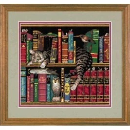 Image 1 of Dimensions Frederick the Literate Cross Stitch Kit