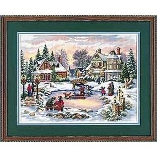 Image 1 of Dimensions A Treasured Time Christmas Cross Stitch Kit