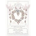 Image of Janlynn Wedding Doves Sampler Cross Stitch Kit
