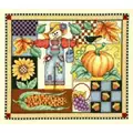 Image of Bobbie G Designs Fall Design (Button Included) Cross Stitch Kit