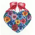 Image of Bobbie G Designs Pansy Love Cross Stitch Kit