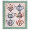 Image of Bobbie G Designs Tea Time Cross Stitch Kit