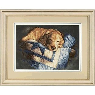 Image 1 of Dimensions Snooze Cross Stitch Kit