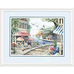 Dimensions Cafe By The Sea Cross Stitch Kit