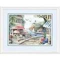 Image of Dimensions Cafe By The Sea Cross Stitch Kit