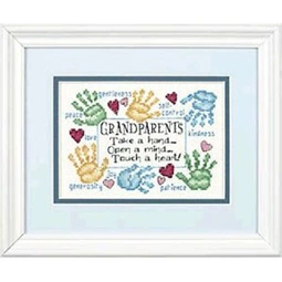 Dimensions Grandparents Touch A Heart Cross Stitch Kit
