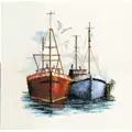 Image of Derwentwater Designs Fish Quay Cross Stitch Kit