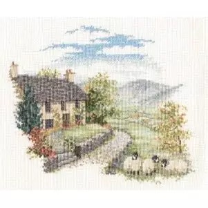 Image 1 of Derwentwater Designs High Hill Farm Cross Stitch Kit