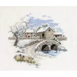 Image 1 of Derwentwater Designs Winterbourne Farm Cross Stitch Kit