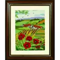 Image of Anchor Poppy Scape Tapestry Canvas