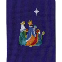 Derwentwater Designs We Three Kings Christmas Card Making Christmas Cross Stitch Kit