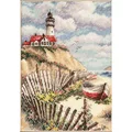 Image of Dimensions Cliffside Beacon Cross Stitch Kit