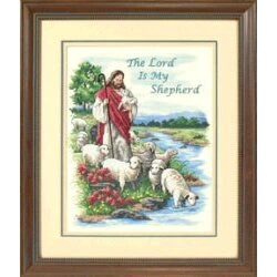 Dimensions The Lord is My Shepherd Cross Stitch Kit