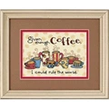 Image of Dimensions Enough Coffee Cross Stitch Kit