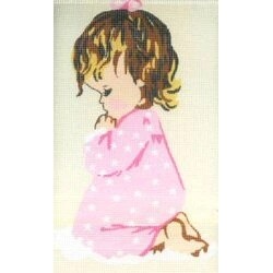 Image 1 of Pako Girl Praying Tapestry Kit