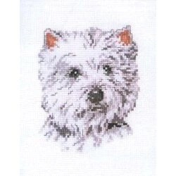 Image 1 of Pako West Highland Terrier Cross Stitch Kit