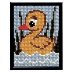 Image 1 of Pako Duckling Swimming Cross Stitch Kit