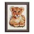 Image of Pako Lion Cub Cross Stitch Kit