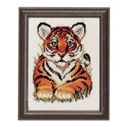 Image 1 of Pako Tiger Cub Cross Stitch Kit