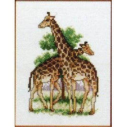 Pako Giraffe Pair Cross Stitch Kit
