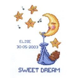 Pako Sweet Dreams Birth Sampler Birth Sampler Cross Stitch Kit