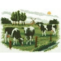 Image of Pako Cows Grazing Cross Stitch Kit