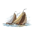 Image of Pako Two Yachts Cross Stitch Kit