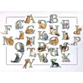 Image of Pako Cat Alphabet Cross Stitch Kit