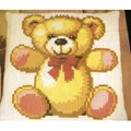 Image of Pako Teddy With Ribbon Cross Stitch Kit