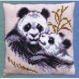 Image 1 of Pako Two Pandas Cross Stitch Kit