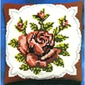Image of Pako Single Red Rose Cross Stitch Kit