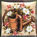 Image of Pako Flowers and Watering Can Cross Stitch Kit
