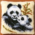 Image of Pako Two Pandas Latch Hook Rug Kit