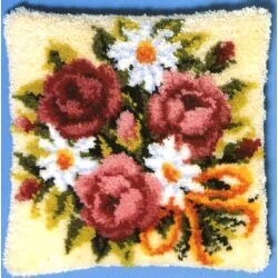 Image 1 of Pako Flowers Latch Hook Rug Kit