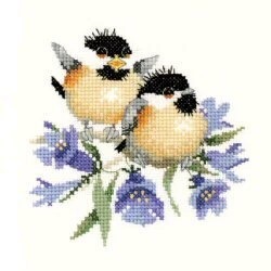 Image 1 of Heritage Bluebell Chick-Chat - Aida Cross Stitch Kit