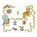 Image of DMC Baby Sampler With Numbers Cross Stitch Kit