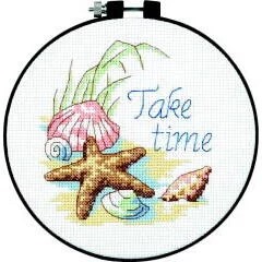 Image 1 of Dimensions Take Time Cross Stitch Kit