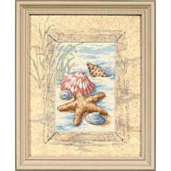 Dimensions Shells in the Sand Cross Stitch Kit