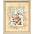 Image of Dimensions Shells in the Sand Cross Stitch Kit