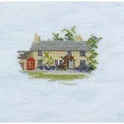 Image 1 of Derwentwater Designs Rose Cottage Cross Stitch Kit