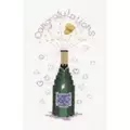 Image of Derwentwater Designs Champagne Cross Stitch Kit