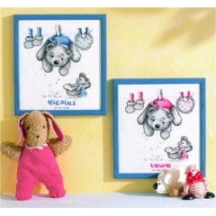 Image 1 of Vervaco Baby Laundry Cross Stitch Kit