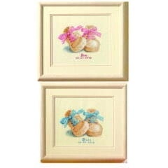 Image 1 of Vervaco Baby Shoes Cross Stitch Kit