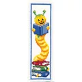 Image of Vervaco Caterpillar Bookmark Cross Stitch Kit