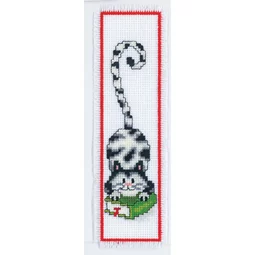 Vervaco Cat Bookmark Cross Stitch Kit