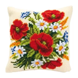 Vervaco Poppies and Daisies Cross Stitch Kit